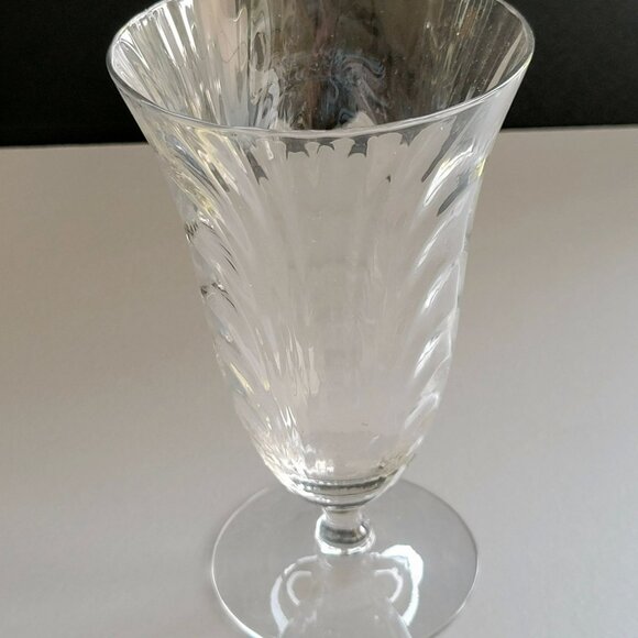 Vintage Cambridge Ice Tea Glasses Set of 2, Caprice Clear, Stem Base, Optical - Picture 4 of 7
